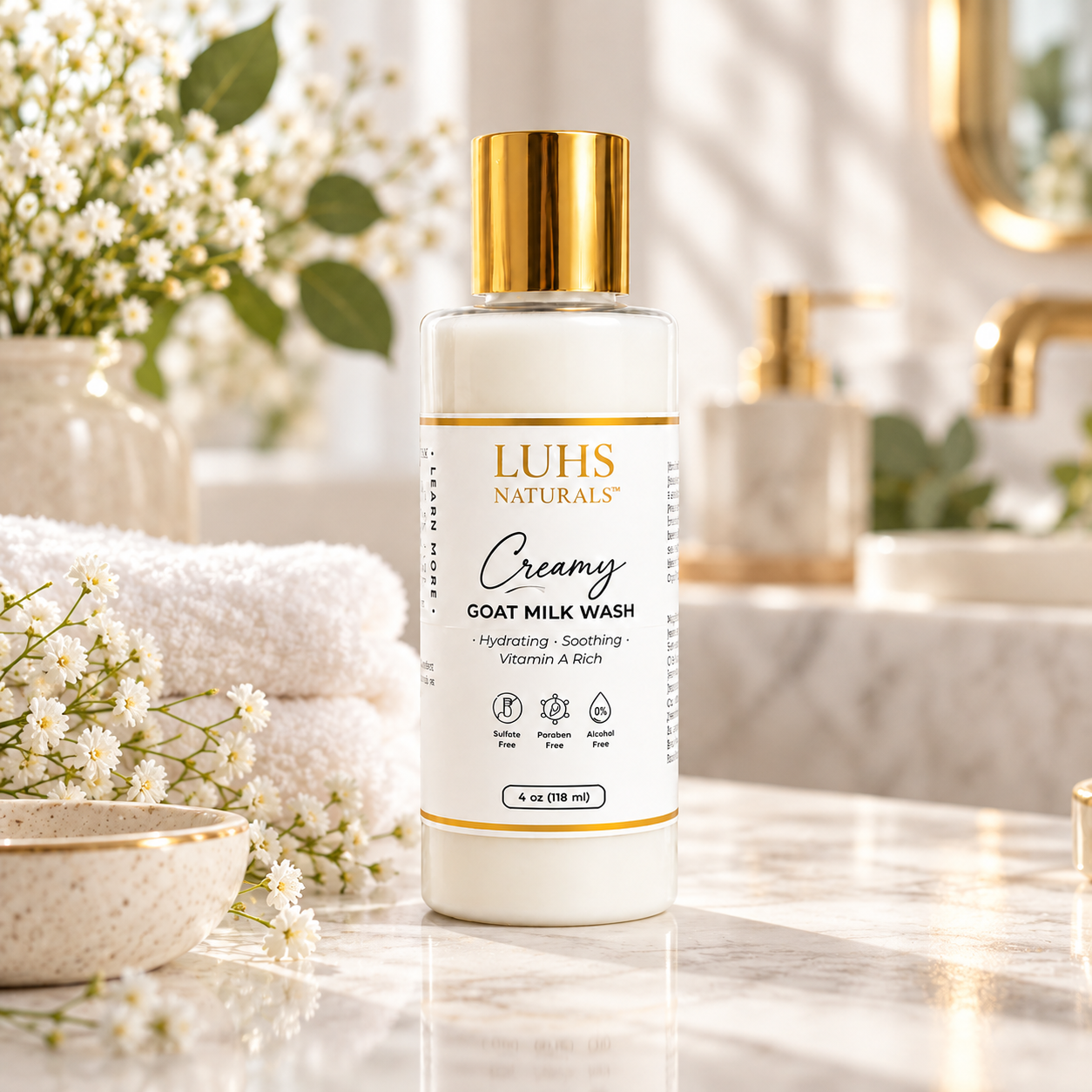 Creamy Goat Milk Body Wash view 3