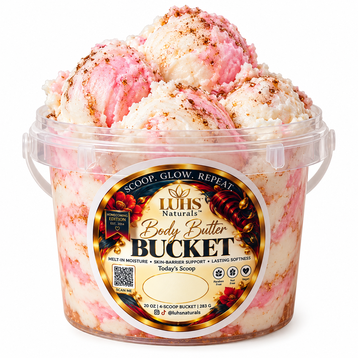 Body Butter Bucket by LUHS Naturals
