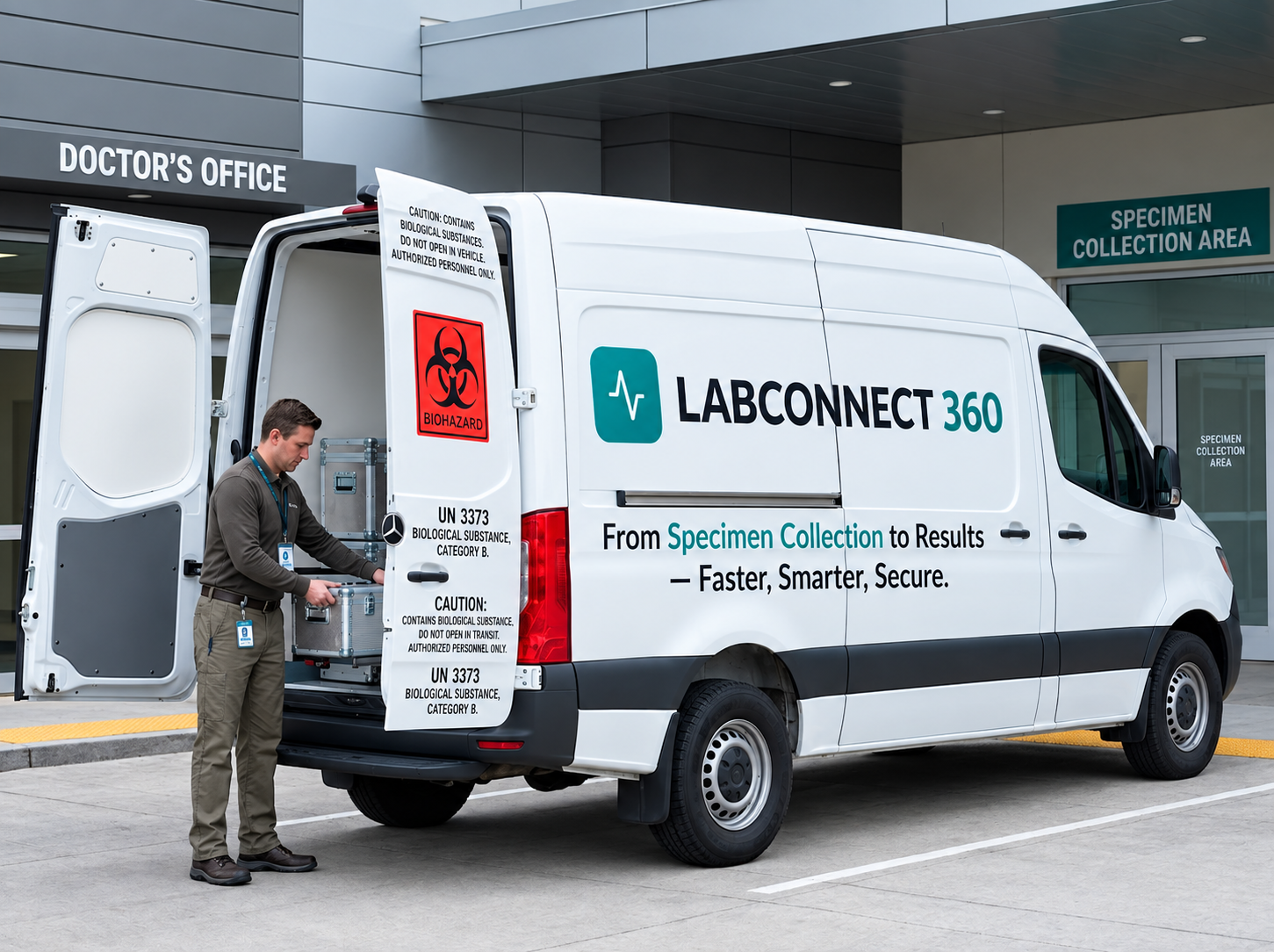 LabConnect 360 specimen collection van