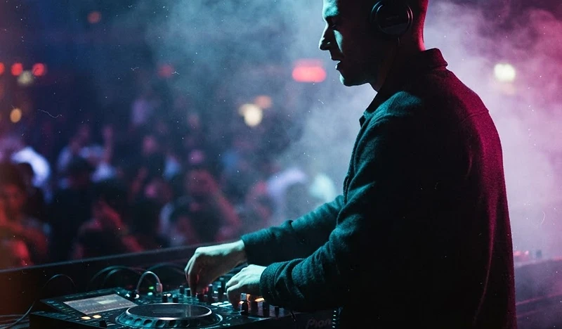 El DJ en cabina
