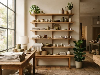 Example website preview for Gather & Grain, a fictional retail business