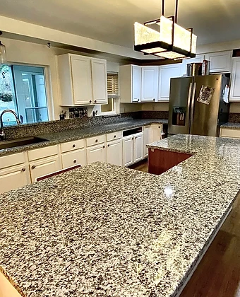 Granite slab surface