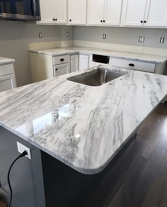 Marble slab surface