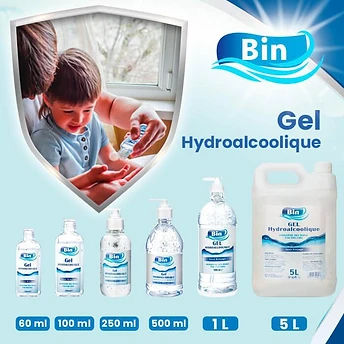 Contenances Bin hydroalcoolique