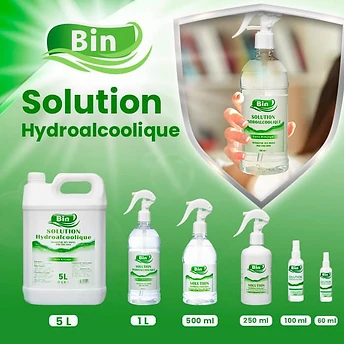 Contenances Bin hydroalcoolique