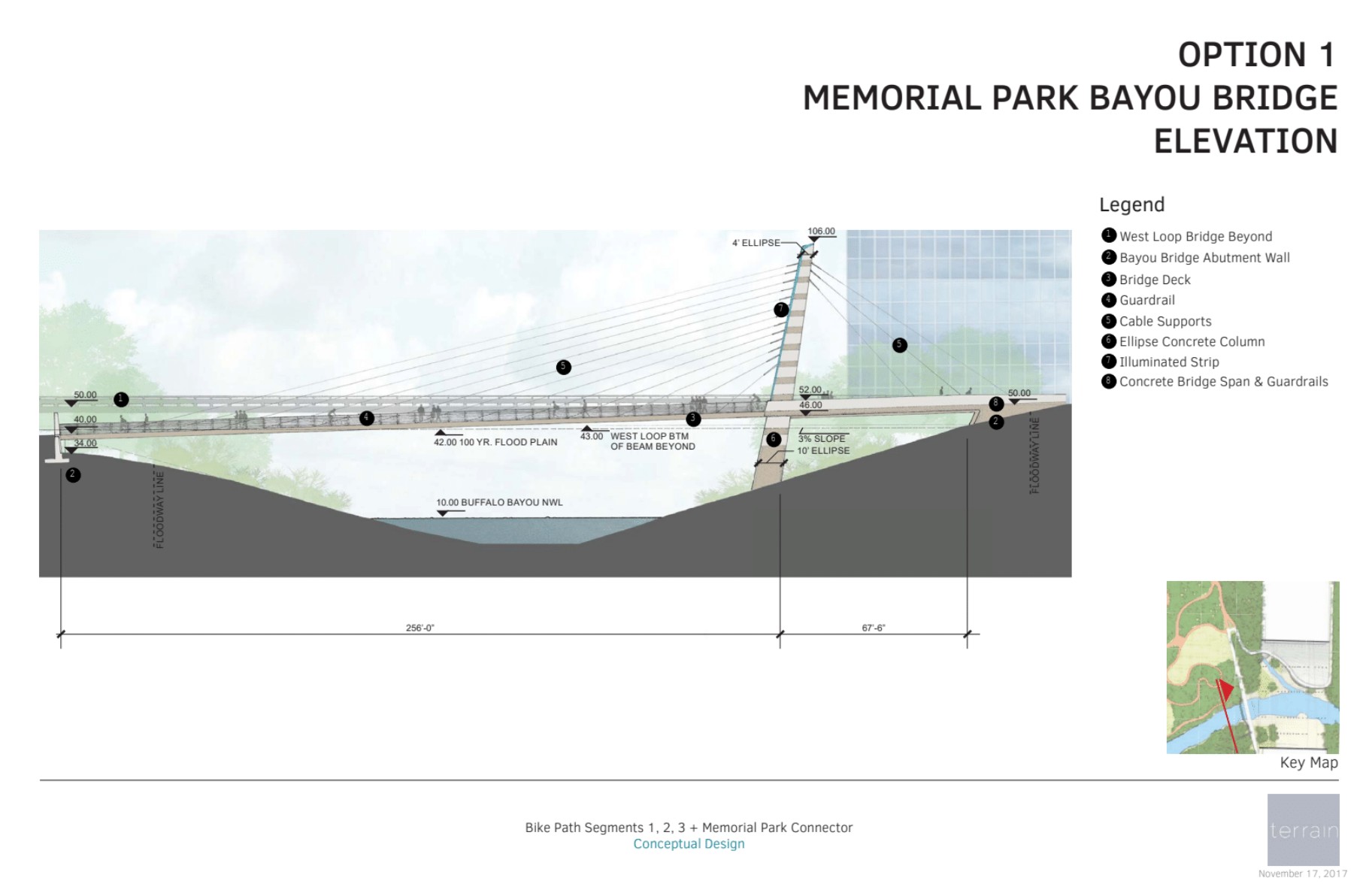 Uptown Connector — Bridge Elevation