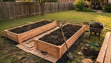 How to build raised garden beds