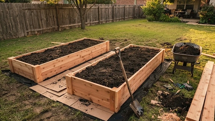 How to build raised garden beds