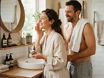 The Night I Ran Out of Moisturizer (and Used My Husband's)