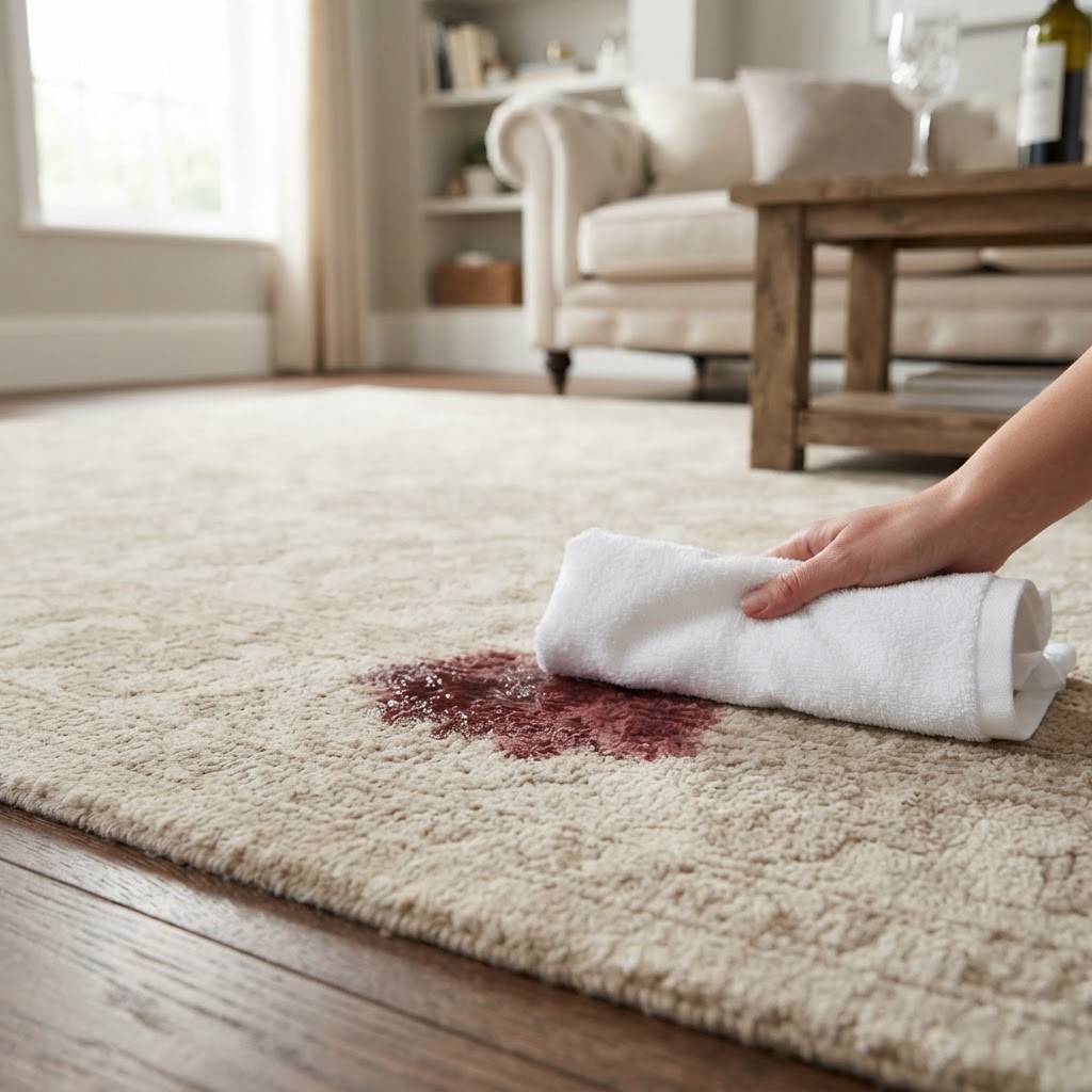 What To Do After Spilling On A Rug