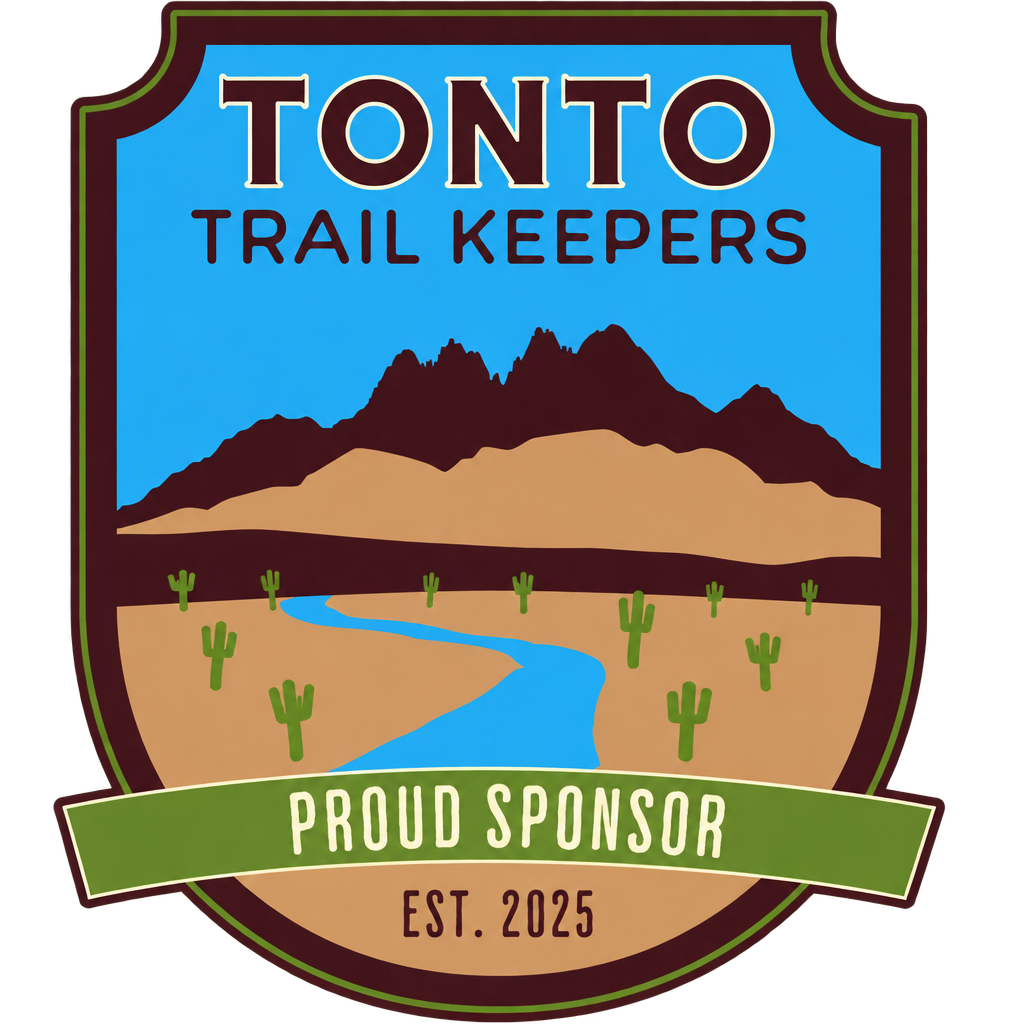 Tonto Trail Keepers: Proud Sponsor badge