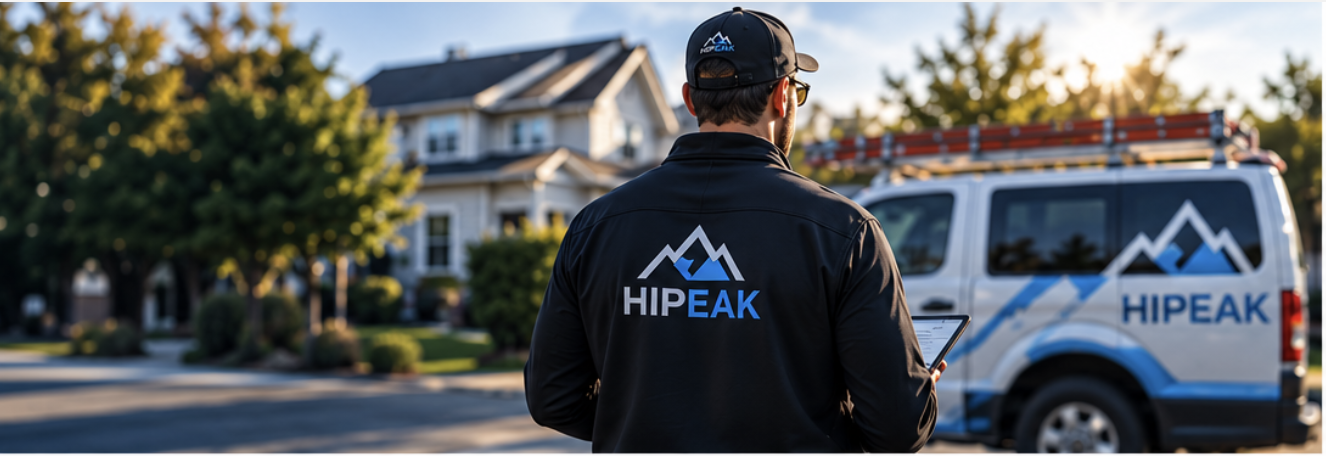 HiPeak technician on site