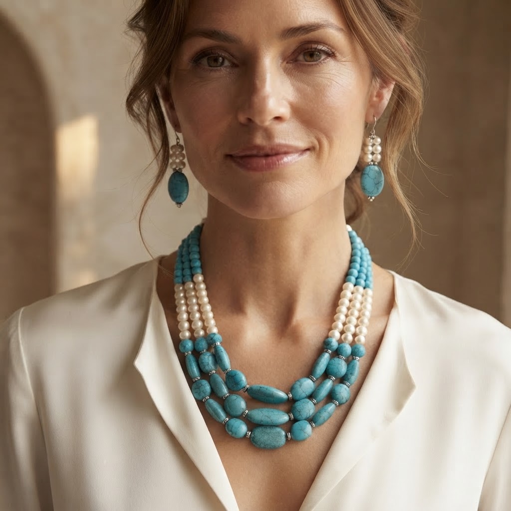 Statement Fashion Jewelry Mix worn