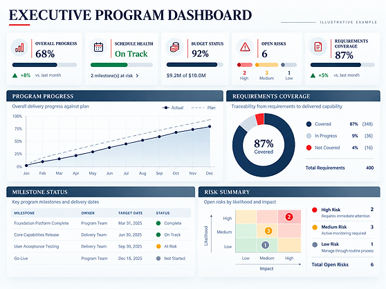 Executive Program Dashboard