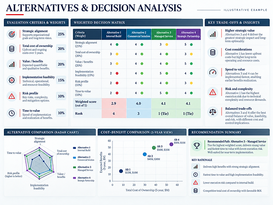 Alternatives & Decision Analysis