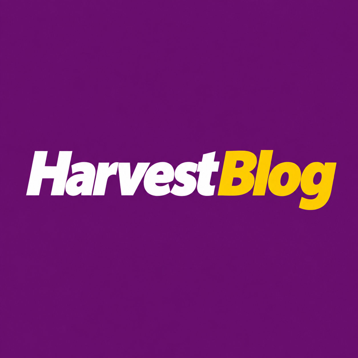 Harvest Blog