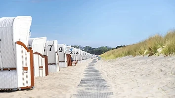 Ostseestrand zwischen Baabe und Göhren auf der Halbinsel Mönchgut