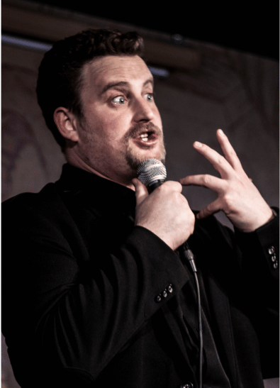 Mentalist and comedian Gideon Livneh during a mind-reading show 4