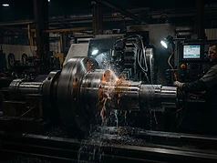 TH663 Intermediate Shaft Refurbishment