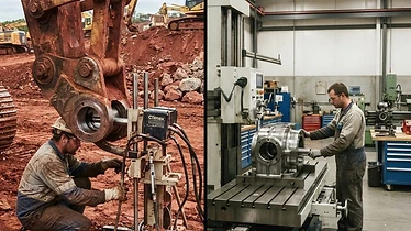 On-Site vs Workshop Line Boring