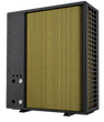 Thermoschwob TSLB 20 – 30 kW Rückseite mit Wärmetauscher und Servicefeld