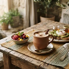 Local breakfast spread