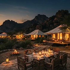 Luxury tented camp