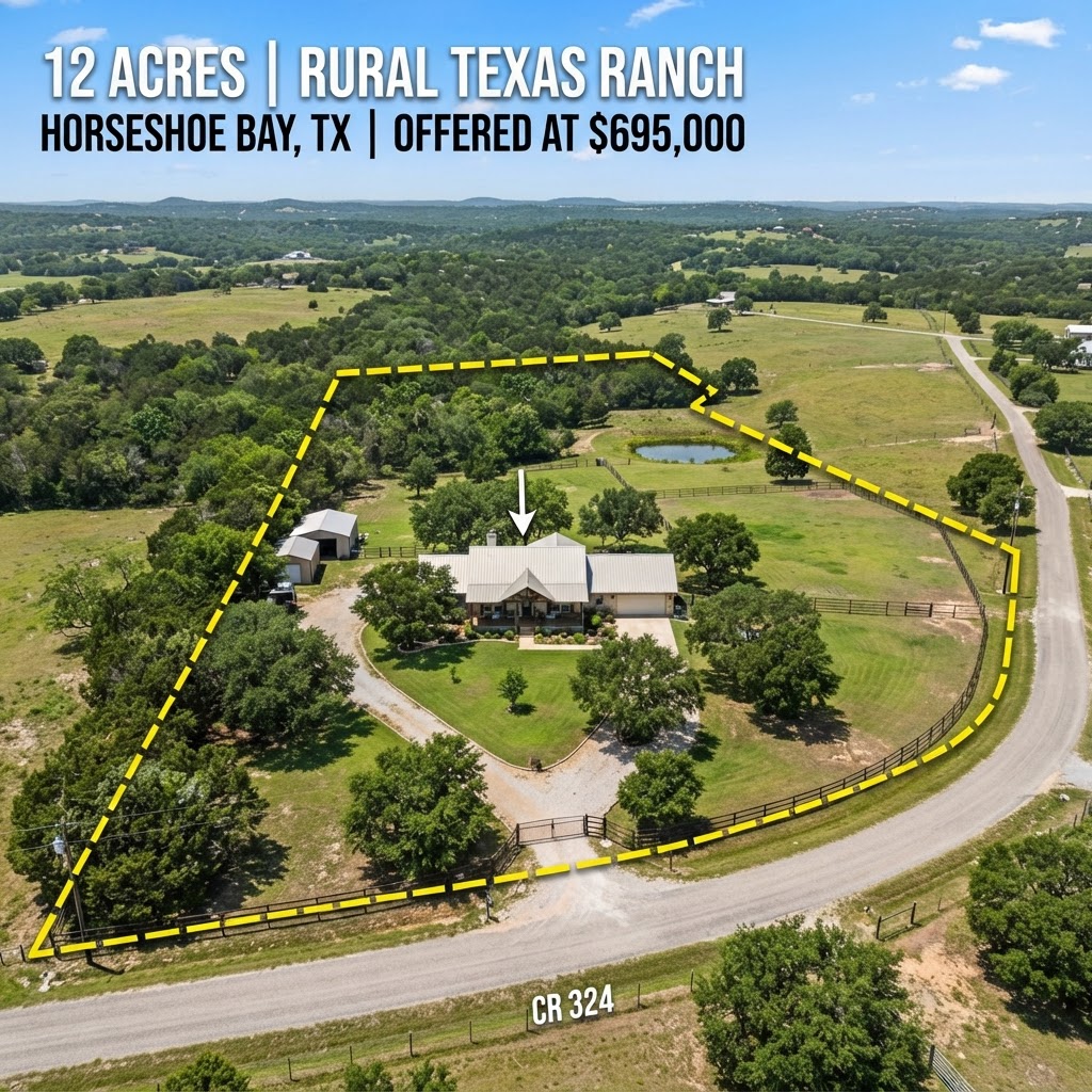 12-Acre Homestead aerial drone photo