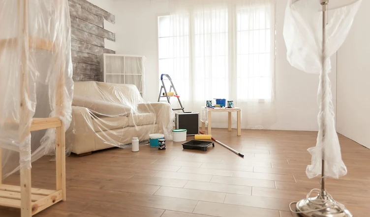 Bauabschlussreinigung in einer frisch sanierten Wohnung