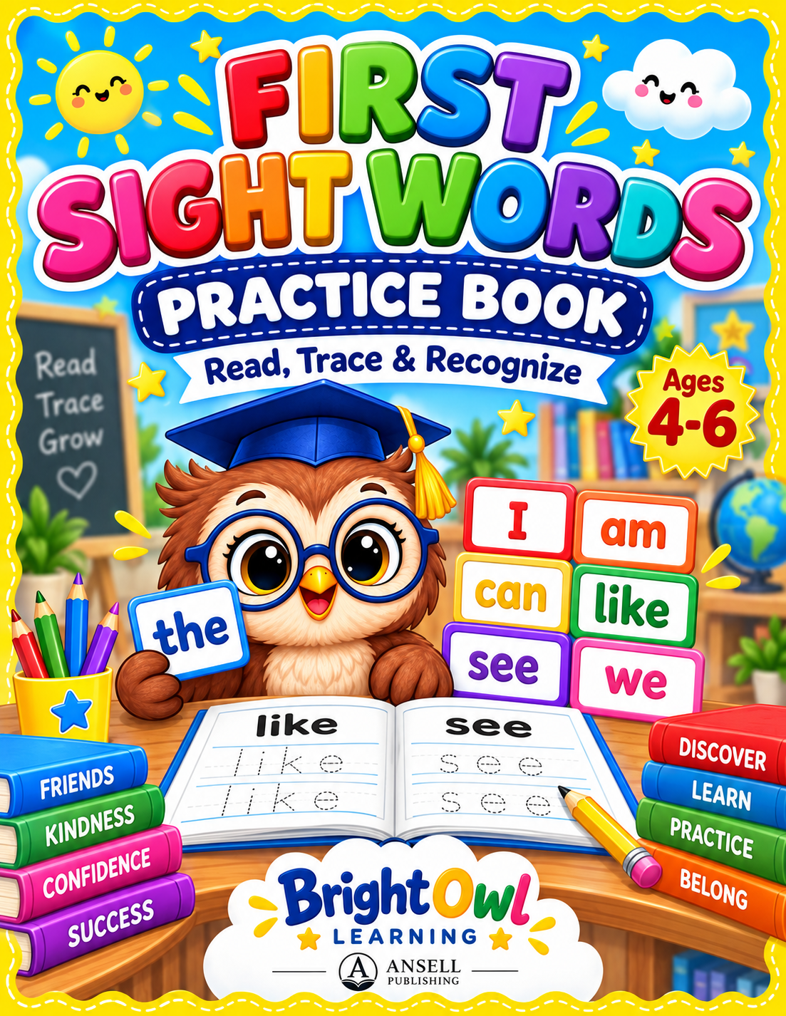 First Sight Words Worksheets cover