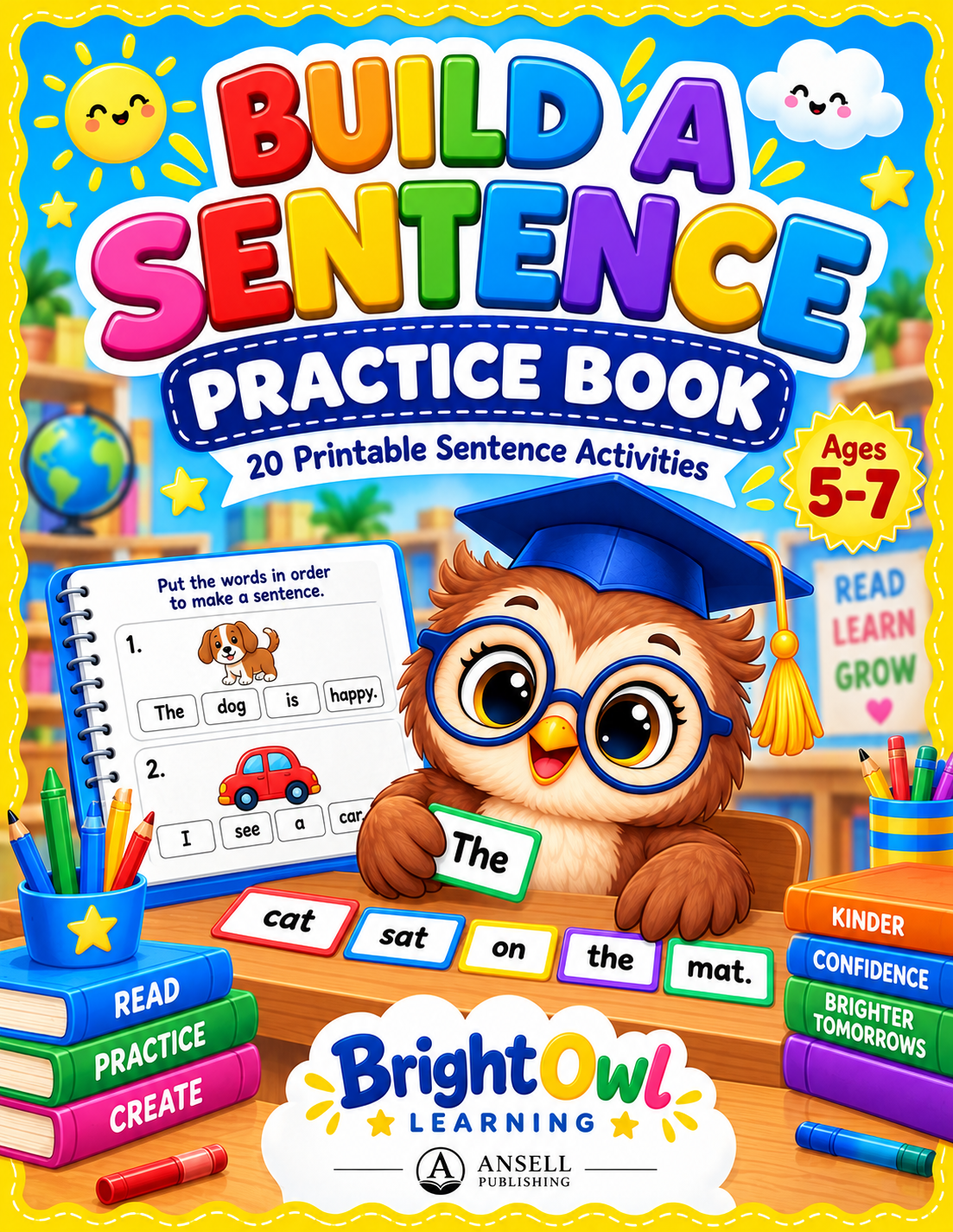 Build a Sentence Worksheets cover
