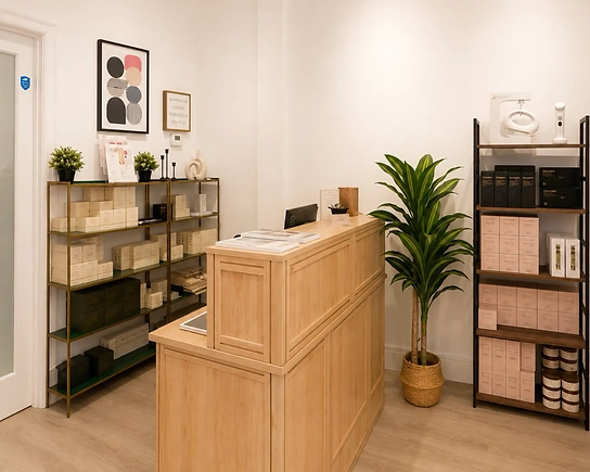 Anavaya reception and skincare boutique
