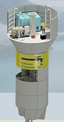 Waterfountain10 offshore platform 3D render