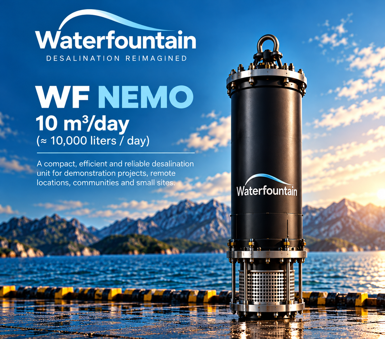 WF NEMO - Waterfountain+ compact desalination unit