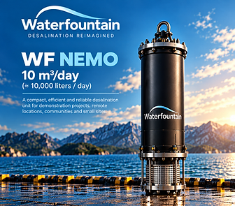 WF NEMO - Waterfountain+ compact desalination unit