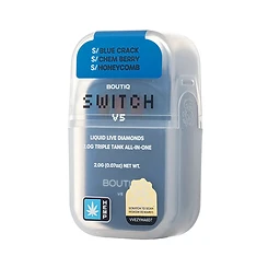 Boutiq Switch V5 THCP — Blue Crack · Chem Berry · Honeycomb 2G