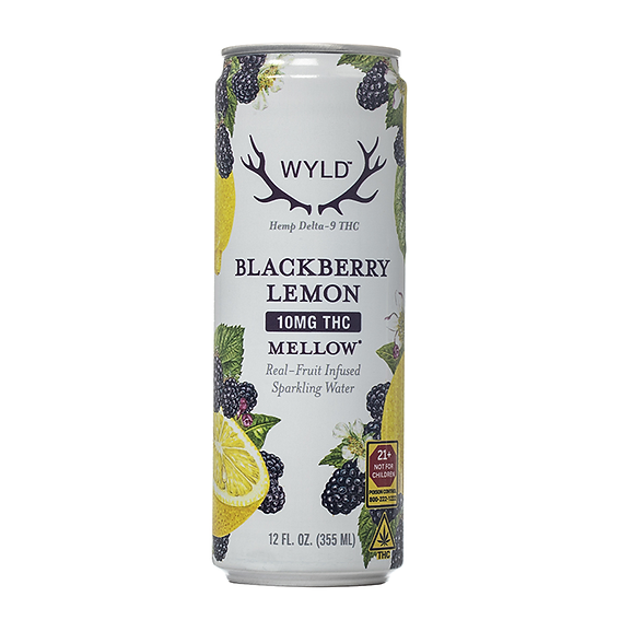 Wyld Sparkling Water — Blackberry Lemon 10mg (Mellow)