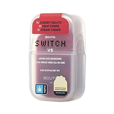 Boutiq Switch V5 THCP — Cherry Gelato · Fruit Stripe · Straw Tangie 2G