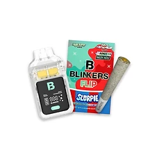 Blinkers Flip Slurpie — Baja Burst · Juicy Watermelon 2G + Hash Hole