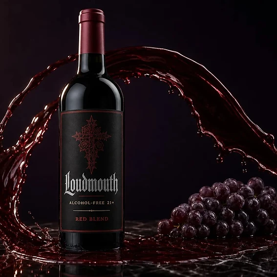Loudmouth — Red Blend 750ml (Alcohol-Free · 4mg THC)