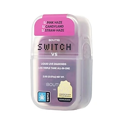 Boutiq Switch V5 THCP — Pink Haze · Candyland · Straw Haze 2G