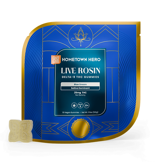 Hometown Hero Live Rosin — Blue Dream 25mg (Sativa)
