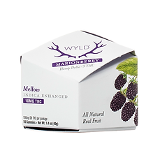 Wyld 100mg — Marionberry 10mg (Mellow · Indica)