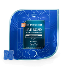 Hometown Hero Live Rosin — Blueberry GDP 25mg (Indica)