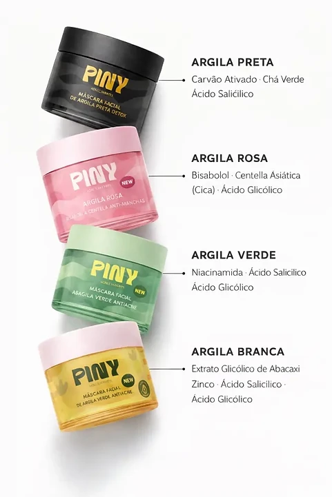As quatro argilas PINY