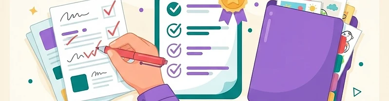 Illustration: Marking, report cards & portfolios