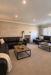 The Oakwood spacious living room
