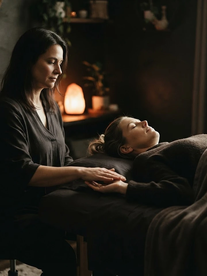 Séance de kinésiologie apaisante, bien-être et relâchement