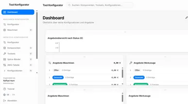 Werkzeug und Maschinen-Konfigurator template preview