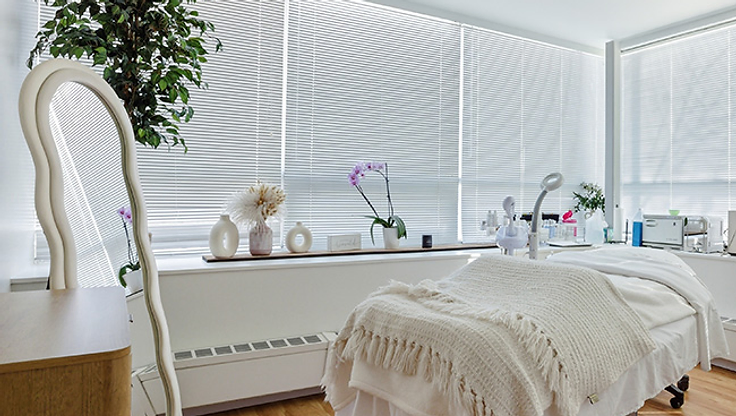 Flora facial treatment room